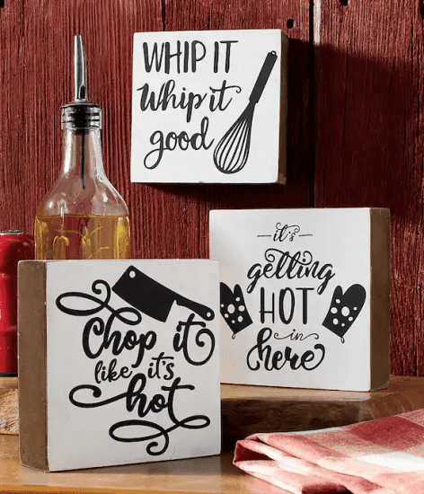 Home Decor Signs for Kitchen