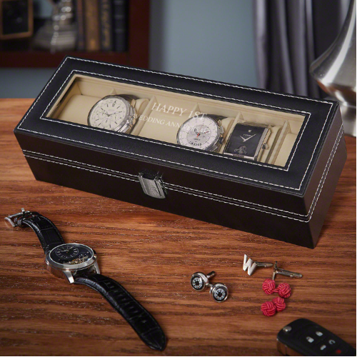 Personalized Watch Case Dad Gift