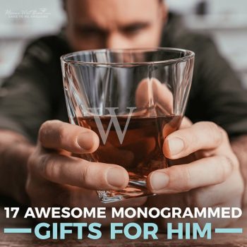 17 Awesome Monogrammed Gifts for Him