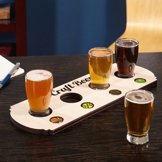 Bottle Cap Holder Flight of Beer Set