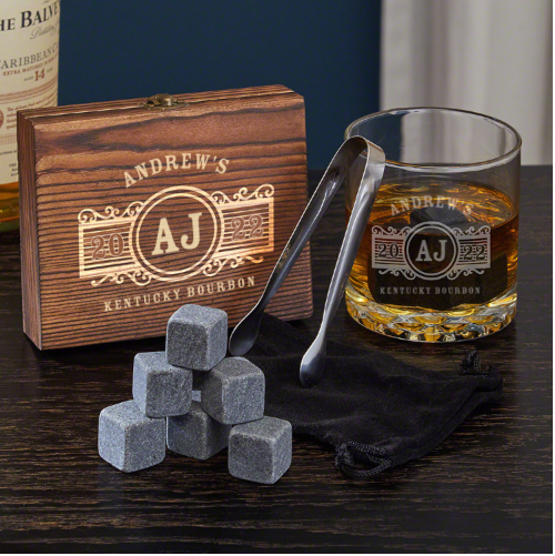 Custom Whiskey Stone Birthday Gifts for Guys