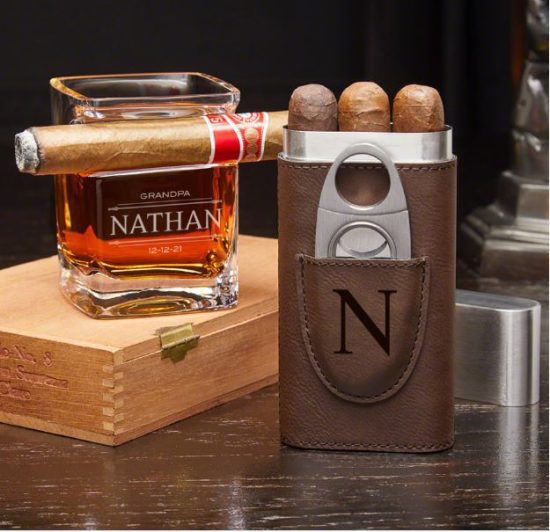 Cigar Set of New Grandad Gifts