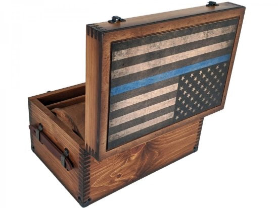 Thin Blue Line Keepsake Box