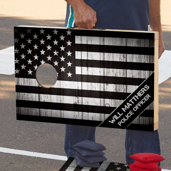 Patriotic Bean Bag Toss Set for Officers