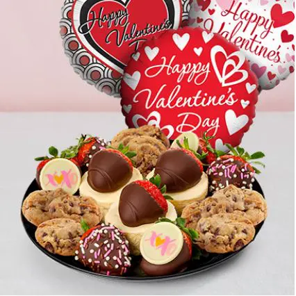 Cookie and Brownie Valentines Day Set