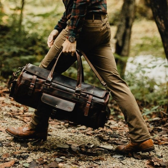 Leather Duffle Bag