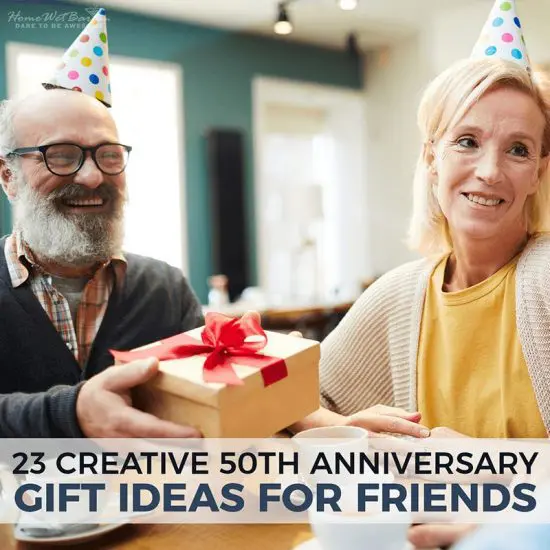 23 Creative 50th Anniversary Gift Ideas for Friends