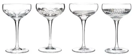 Crystal Coupe Glasses