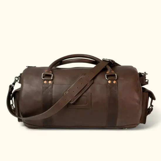 Leather Duffle Bag for Groom