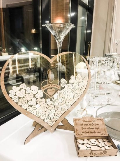 Heart Shaped Wedding Guest Book