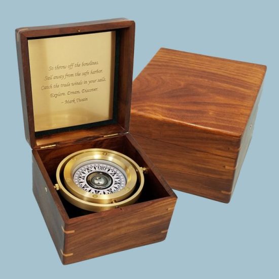 Etched Compass Gift Box
