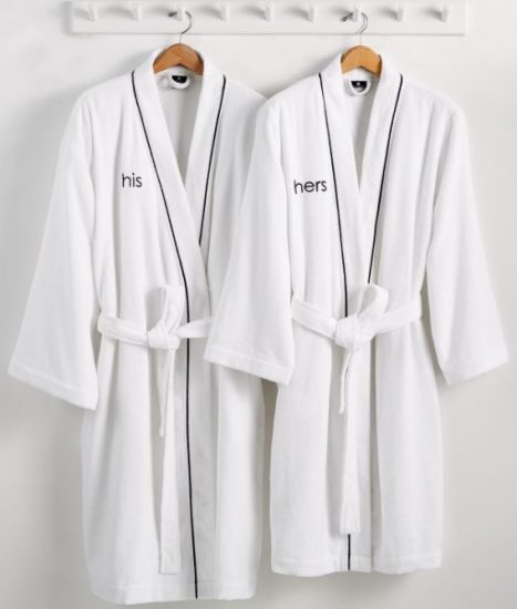 His and Hers Robes are Creative Wedding Gift Ideas