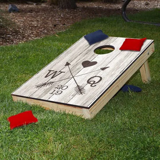 Personalized Bean Bag Toss Board