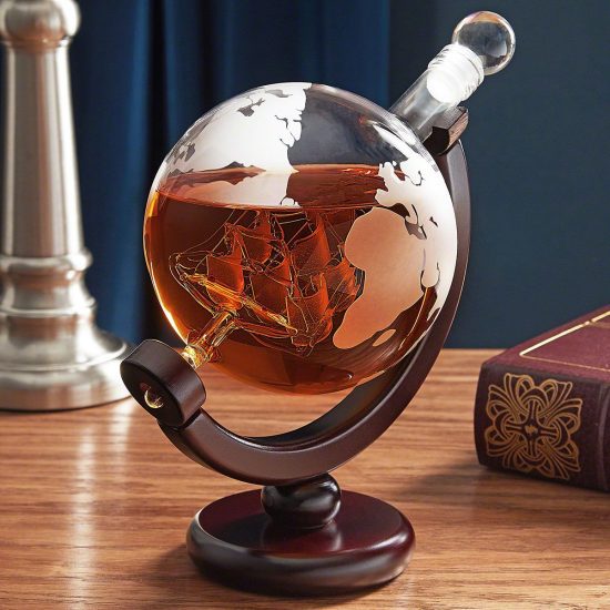 Globe Decanter is one of the Best Small Wedding Reception Ideas