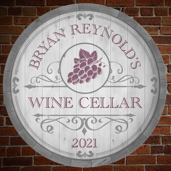Custom Wine Cellar Sign