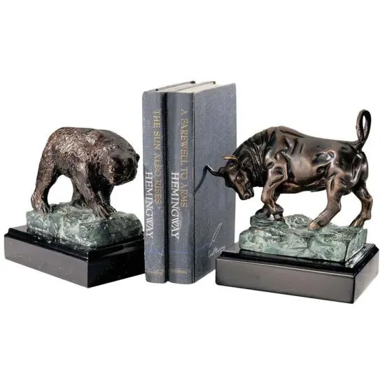Bull and Bear Book Ends