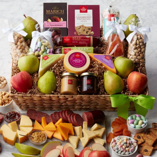 Fruit Gift Basket Set of Gifts for Wedding Anniversaries