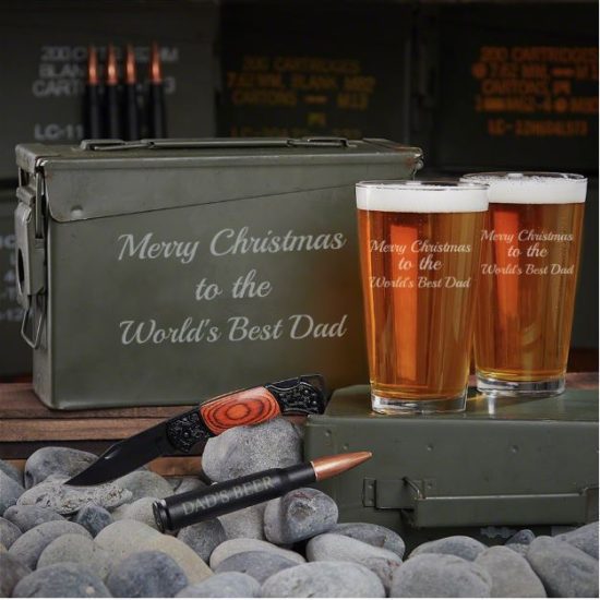 Customizable Beer Ammo Can Set