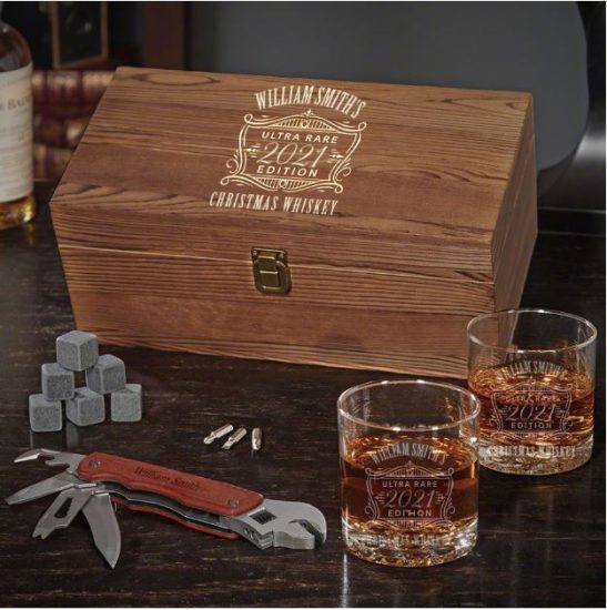 Practical Whiskey Christmas Gift Box Set