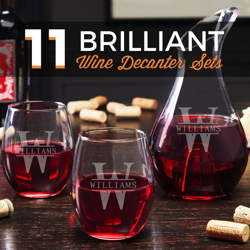 11 Brilliant Wine Decanter Sets