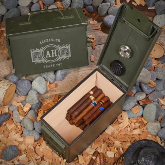 Ammo Can Humidor Thank You Gift Baskets