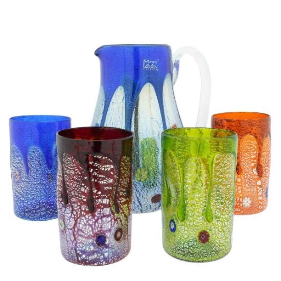 Colored Decanter Gift Set