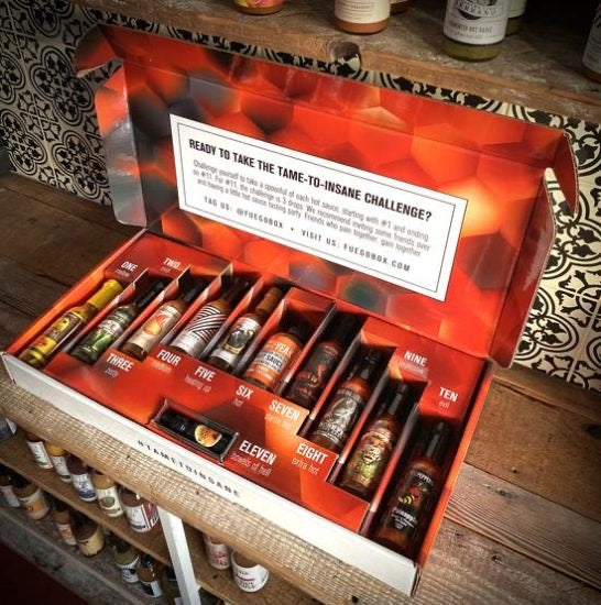 Hot Sauce Thank You Gift Basket Idea