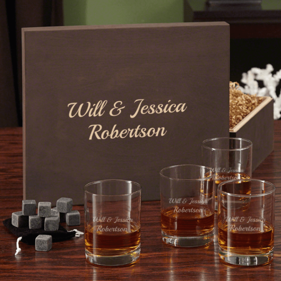 Whiskey Set of Wedding Gift Ideas for Friends