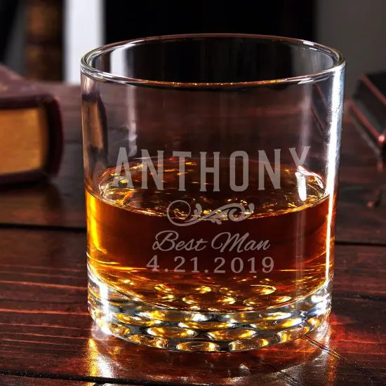 Unique Whiskey Glass is a Cheap Groomsmen Gift