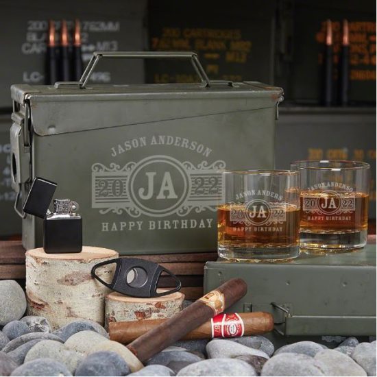 Custom Whiskey Ammo Can Best Mens Gifts