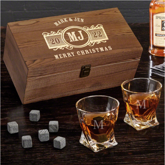 Engraved Whiskey Christmas Gifts for Couples Who Have Everything