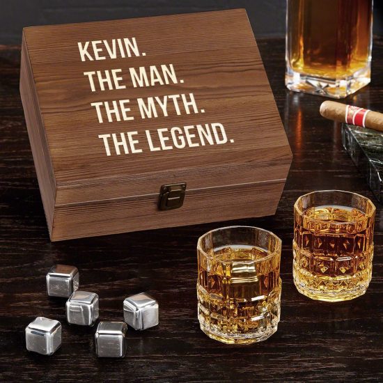 Legendary Best Man Box Whiskey Gift Set