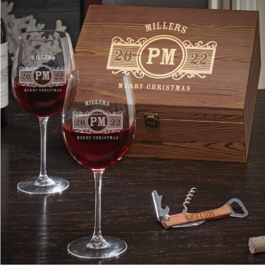 Wine Glass Set of Christmas Gifts for Couples Who Have Everything