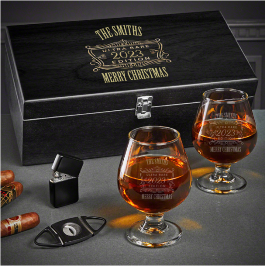 Personalized Cognac Box Set