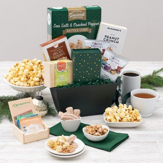 Coffee and Snacks Gift Basket