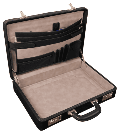 Leather Attache Case is Office Gifts for Him