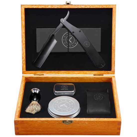 Straight Razor Kit of Good Gifts for Brothers