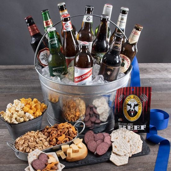 Beer Bucket Gift Baskets for Men