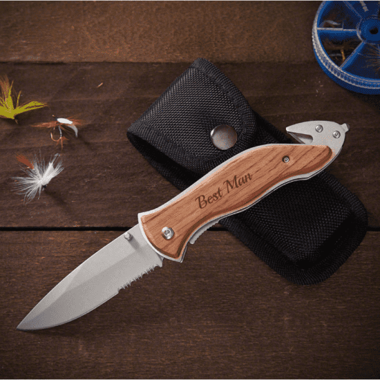 Custom Pocket Knife Best Man Gift Ideas