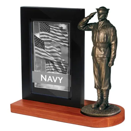 Navy Salute Photo Frame