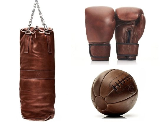 Vintage Leather Workout Gear