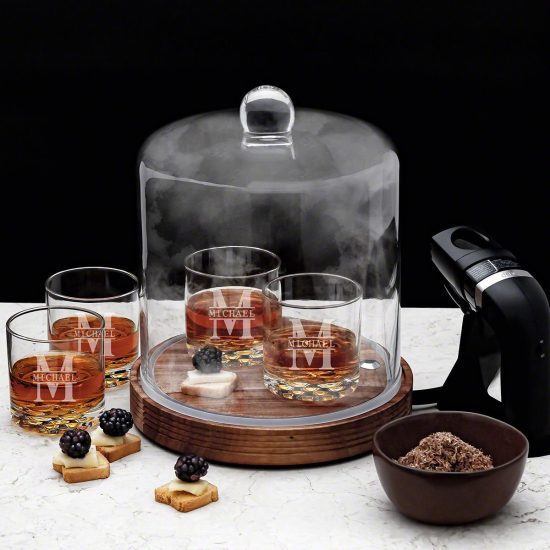 Best Gift Ideas for Dad are Custom Cloche Smoker Sets