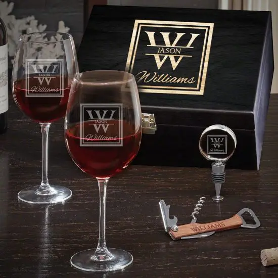 Custom Luxury Wine Glass Gift Box