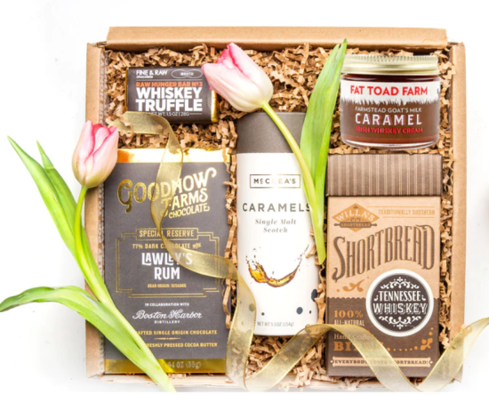 Whiskey Treat Gift Basket