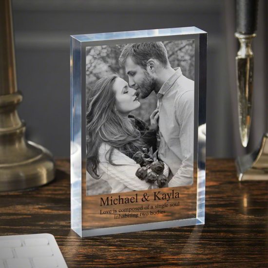 Custom Acrylic Block with Picture
