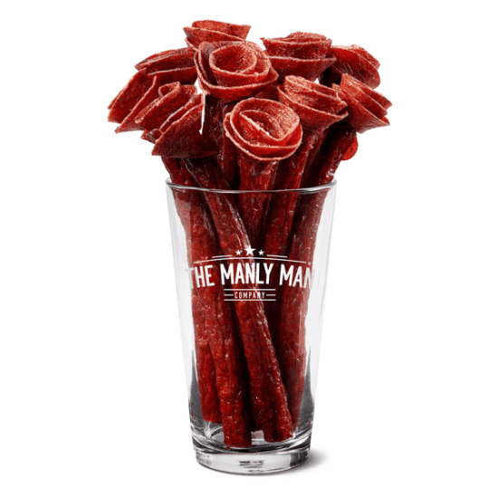 What to Get a Guy for Valentine's Day is a Beef Jerky Bouquet