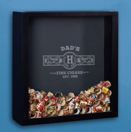 Personalized Cigar Shadow Box is the Best Fathers Day Gift