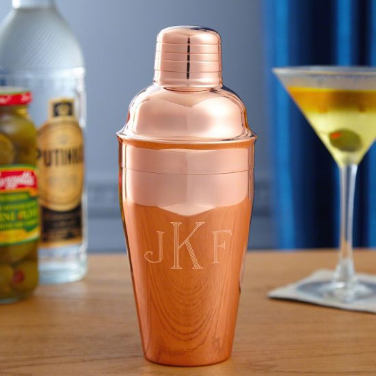 Personalized Copper Cocktail Shaker