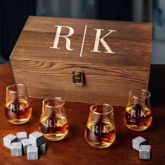 Personalized Modern Scotch Tasting Set