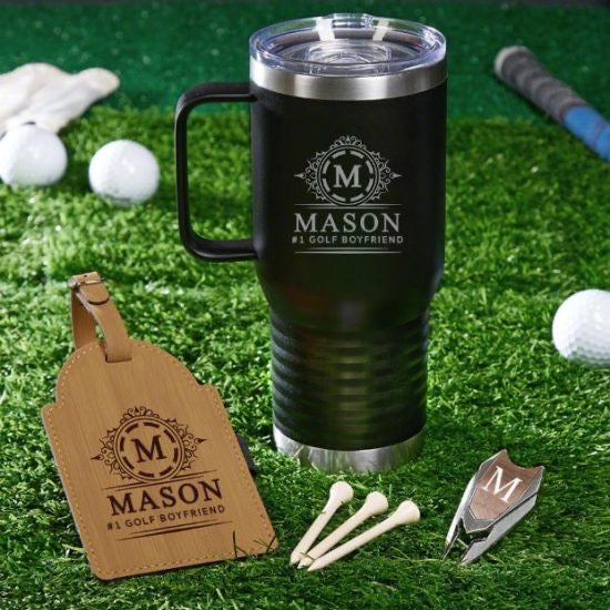 Golf Gift Set of Personalized Christmas Gifts for Boyfriend